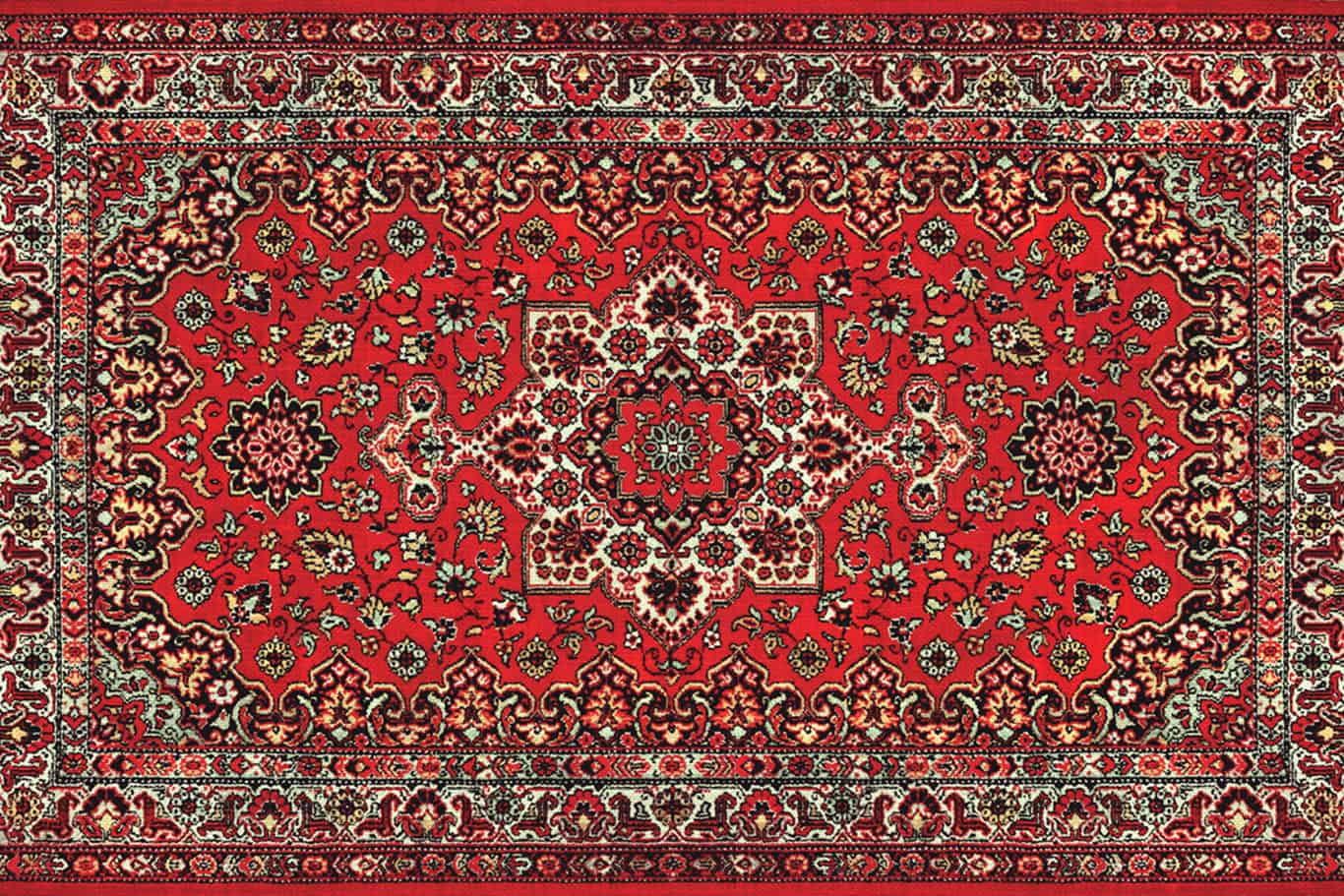 red persian rug