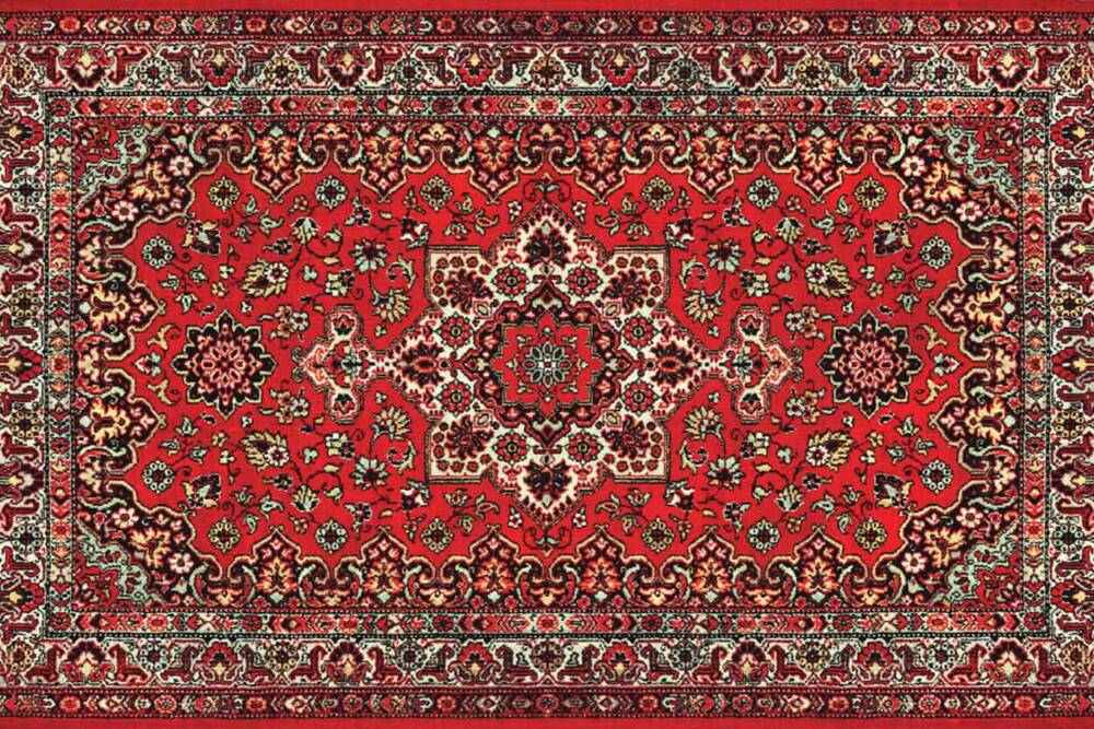 red persian rug