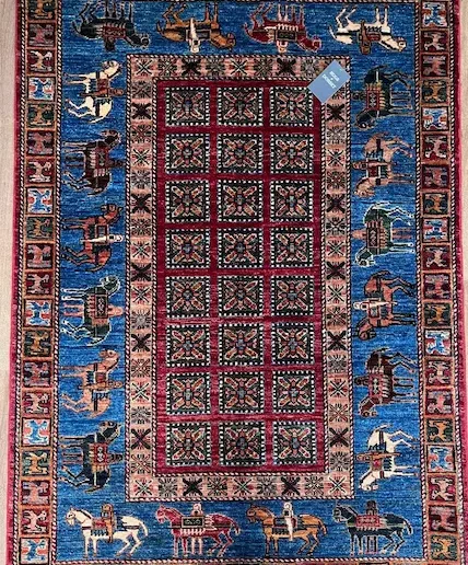 Afghan Pazyryk - 146 x 102 cm