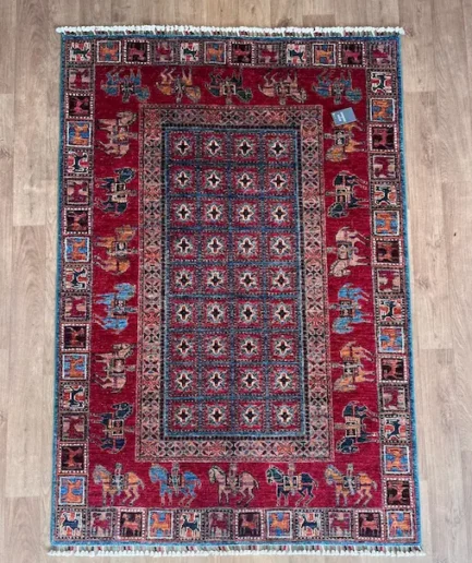 Afghan Pazyryk - 192 x 129 cm
