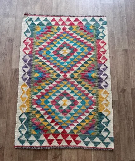 Afghan Kilim - 123 x 85 cm
