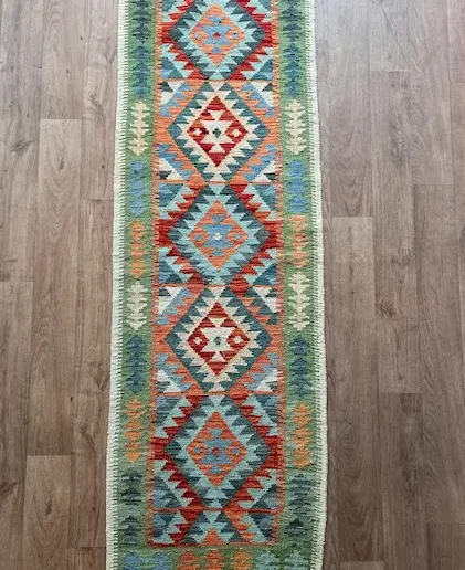 Afghan Kilim - 195 x 63cm