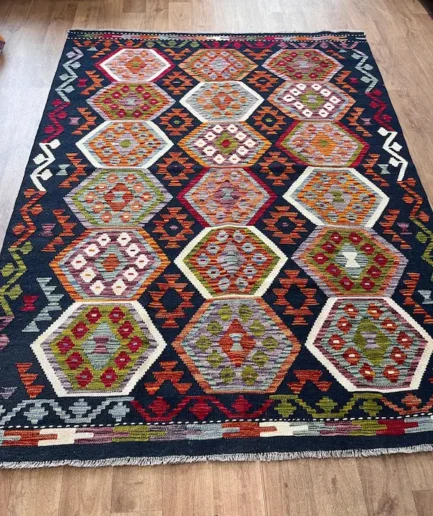 Afghan Kilim - 204 x 157 cm